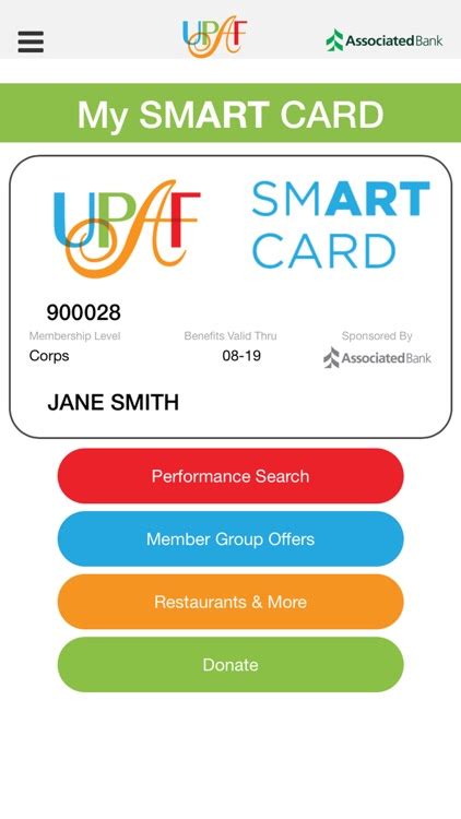 upaf smart card discounts|upaf website.